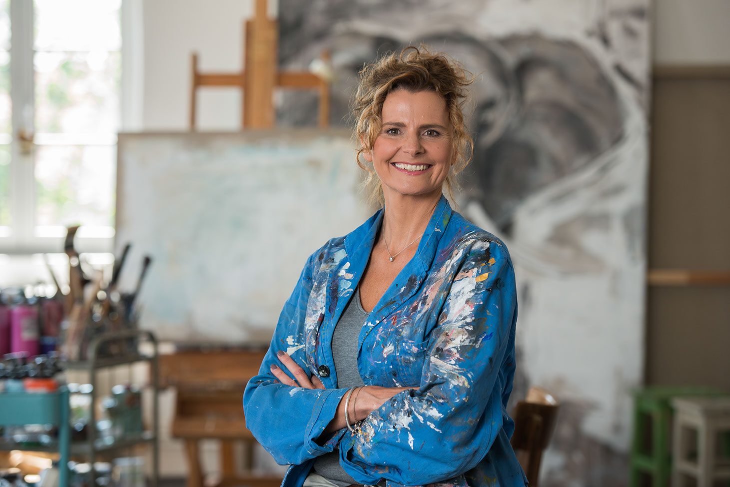 Künstler Portrait Plakat Kampagne Dreieich