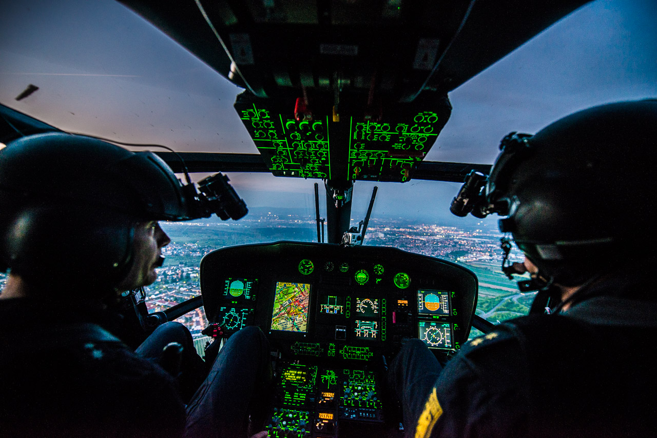 Hubschrauber Piloten Portrait