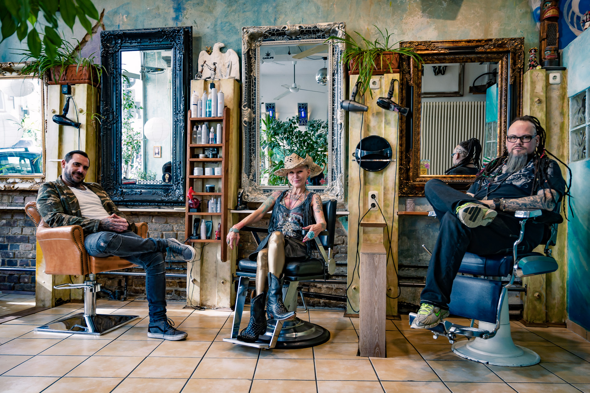 Entrepreneur Portrait im Friseur