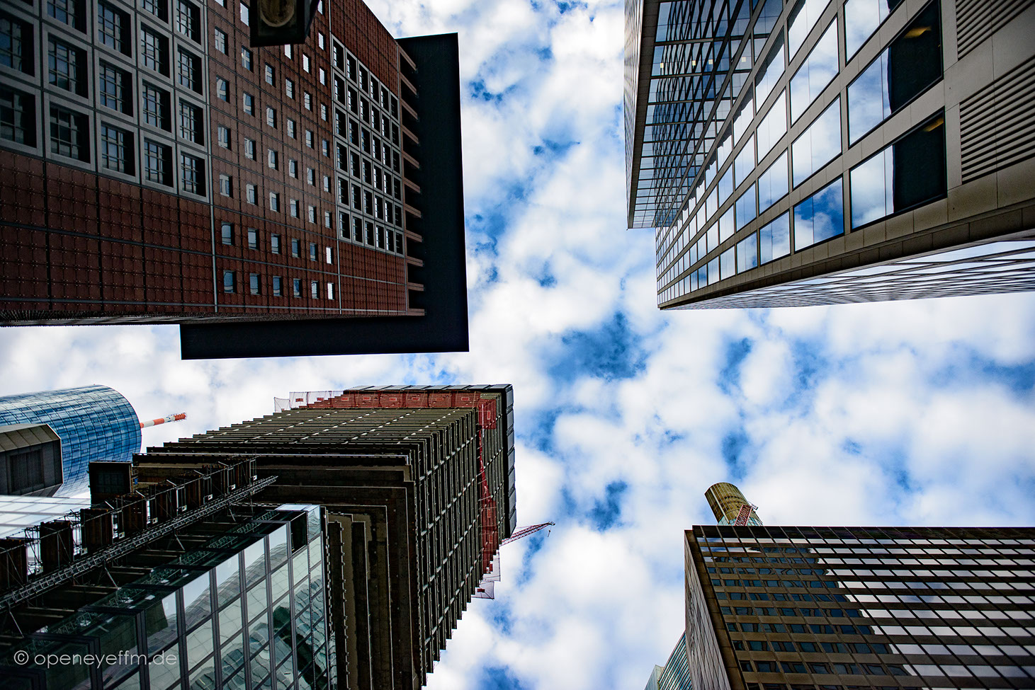 Edle Fina Art Prints von Frankfurt Skyline Bilder