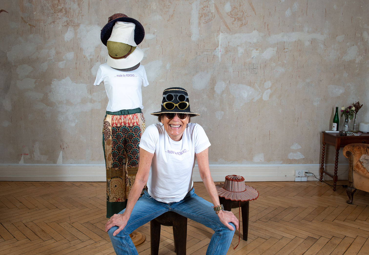 Modedesigner Porrait im Fotostudio